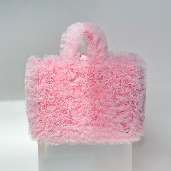 Ruffled shopper bag / backpack