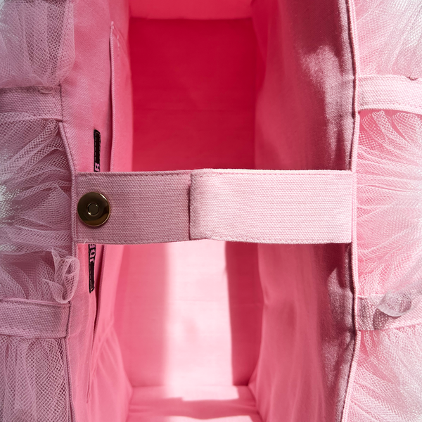 Ruffled shopper bag / backpack