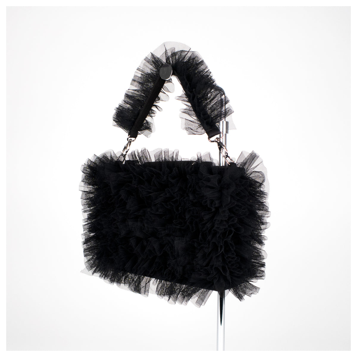 Modular 3 in 1 ruffled bag - BLACK – Jordy Arthur