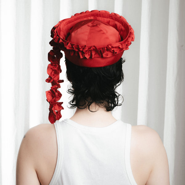 Red sailor hat