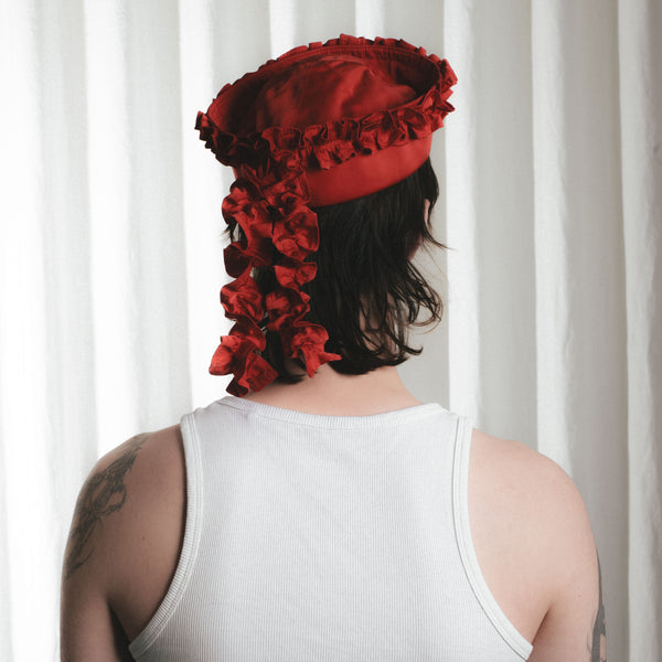Red sailor hat