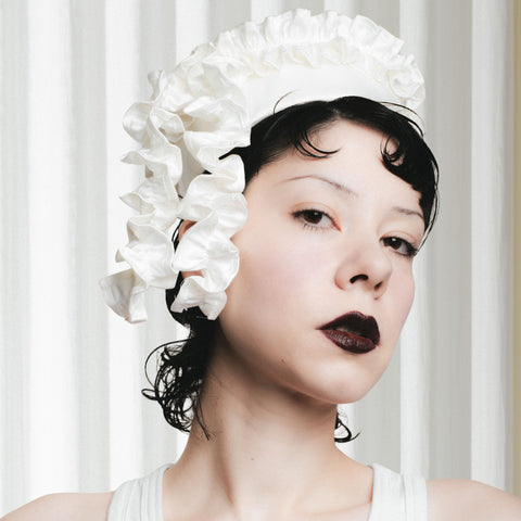 Off white sailor hat