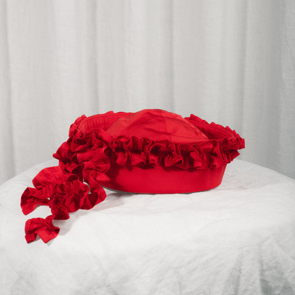 Red sailor hat