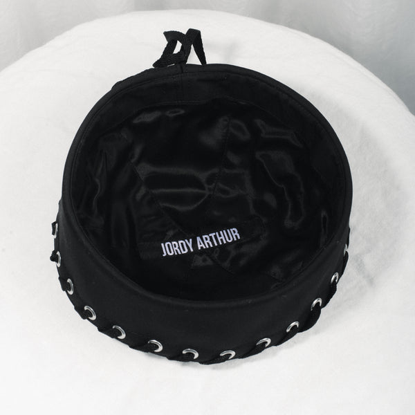 Black sailor hat